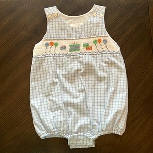 Cecil and Lou Smocked Birthday Bubble